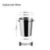 Tazza dosatrice universale in acciaio inossidabile 304 per caffè - 51/53/58mm per annusare l'aroma del caffè appena macinato