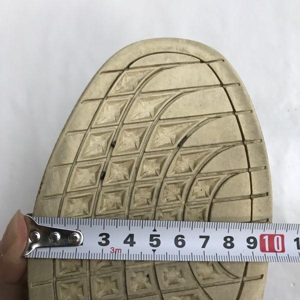 CASTELBAJAC Union Jack leather high cut boots 24.5 white(USED)