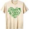 2026 New Happy St Patricks Day Shirt Saint Patricks Day Love Heart TShirt Summer Casual Soft and Comfortable Tee Tops