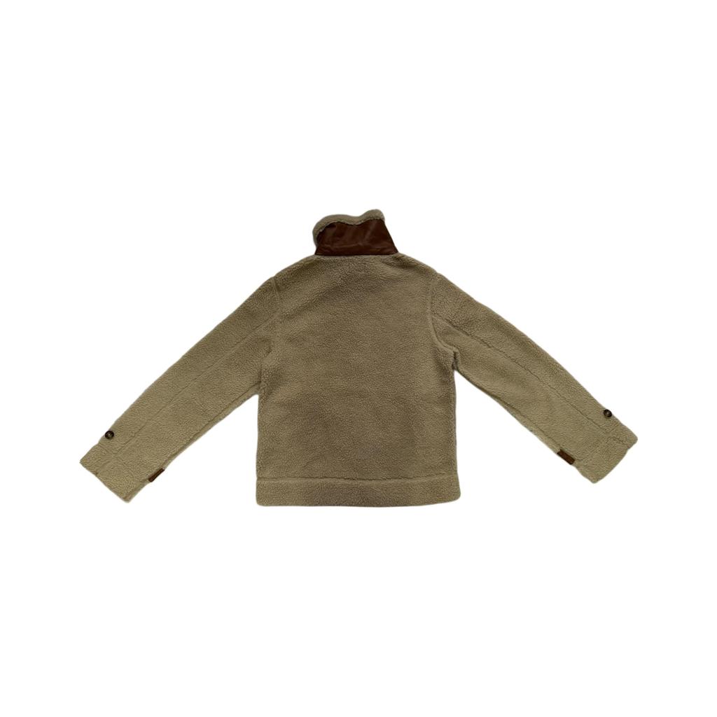 Polo Ralph Lauren Color Block Zip Neck Long Sleeve Fleece Jacket Women jackets 211866361-001