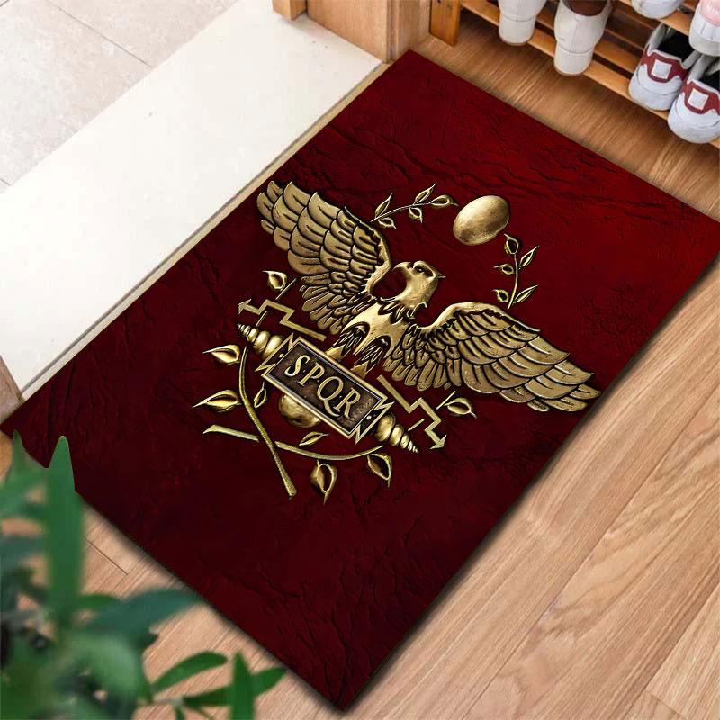 Roman SPQR Carpet Rug for Living Room Bedroom Home Sofa Decoration,Kids play Non-slip Floor Mat