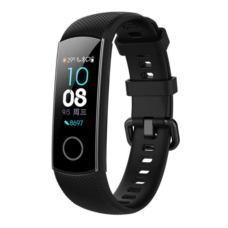 

Silicone Band Suitable for Huawei for Honor 5/4 for Smart Watch Wrist Strap Loop Bracelet Replacement Waterproof Belt Sw чёрный