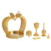 Aromatic Burner with Tools Luxury Decor Decorative for Home Altar