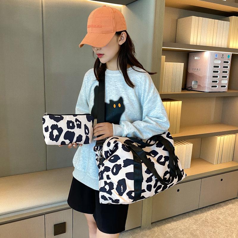 Travel Bag Dry and Wet Separation Sports Shoulder Bag Yoga Fitness Bag Large Capacity Luggage Storage Bag