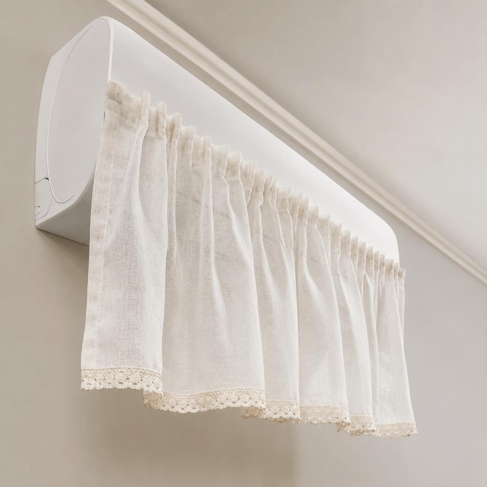 Hanging Design Wind Shield Curtain Anti-direct Wind Dustproof Cover AC Curtain Postpartum Recovery Style1-100cm*45cm