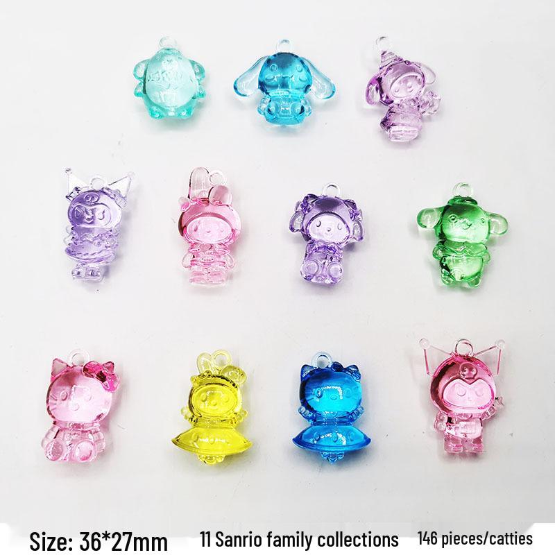 Acrylic Cartoon Rabbit Elf Crystal Bead Collection