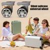 1 Paar Universal-Ersatzräder, geräuscharm, zweireihig, groß, Trolley-Gepäckrad, Reparatur, Reisekoffer, Teile, Zubehör, Rad