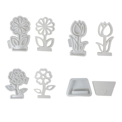 Flower or Flower Pot Base Silicone Mold for Crafting Resins Art, Candle and Soap Creation Decorative Ornament Mould