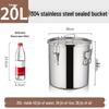 Zhongheng Chuangying 304 Stainless Steel Commercial Buckets