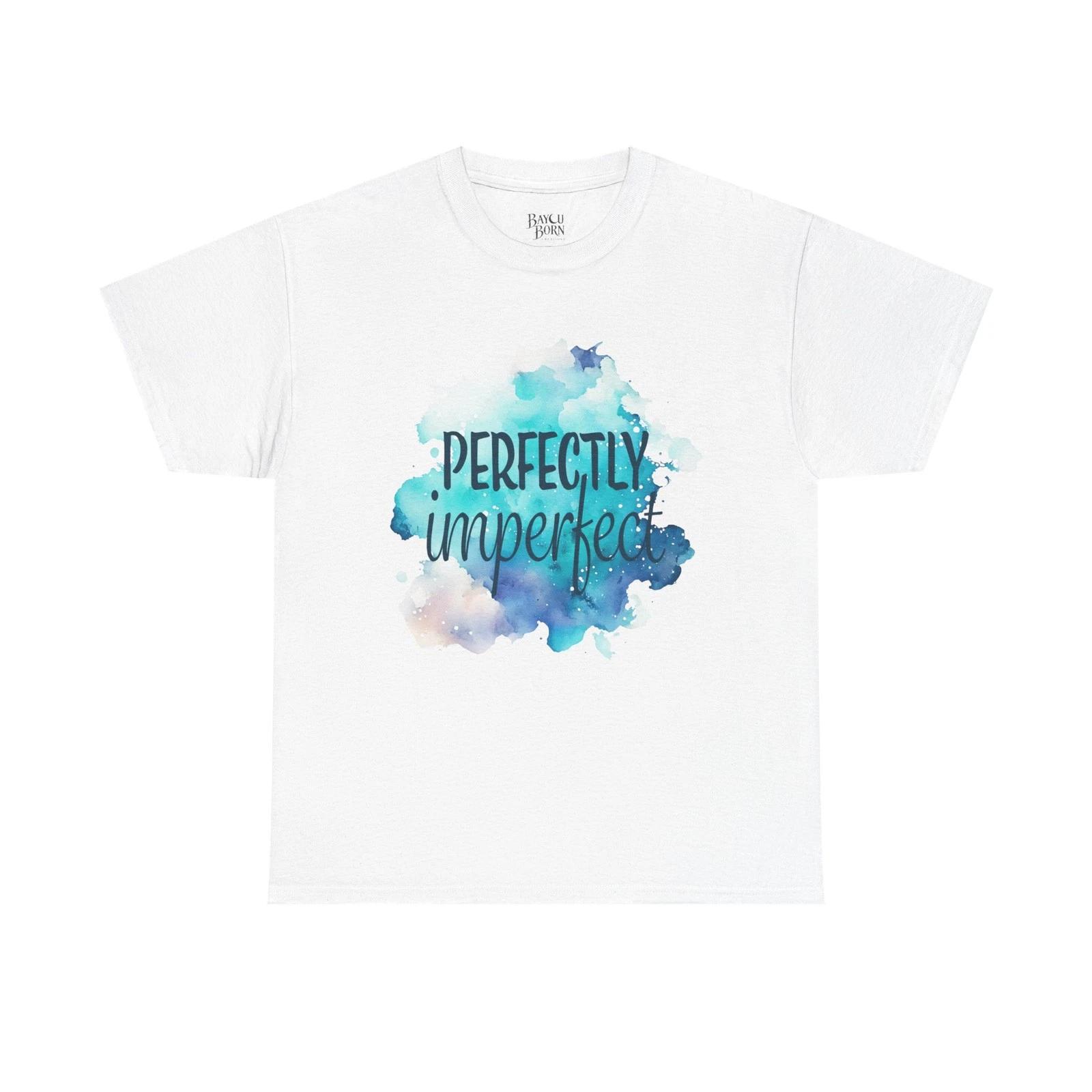 Perfectly Imperfect watercolor splash Tee 4XL