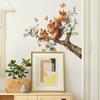 The Little Squirrel On The Pear Blossom Branch In The Living Room, Entrance Hall, Home Background, and Wall Decoration Stickers