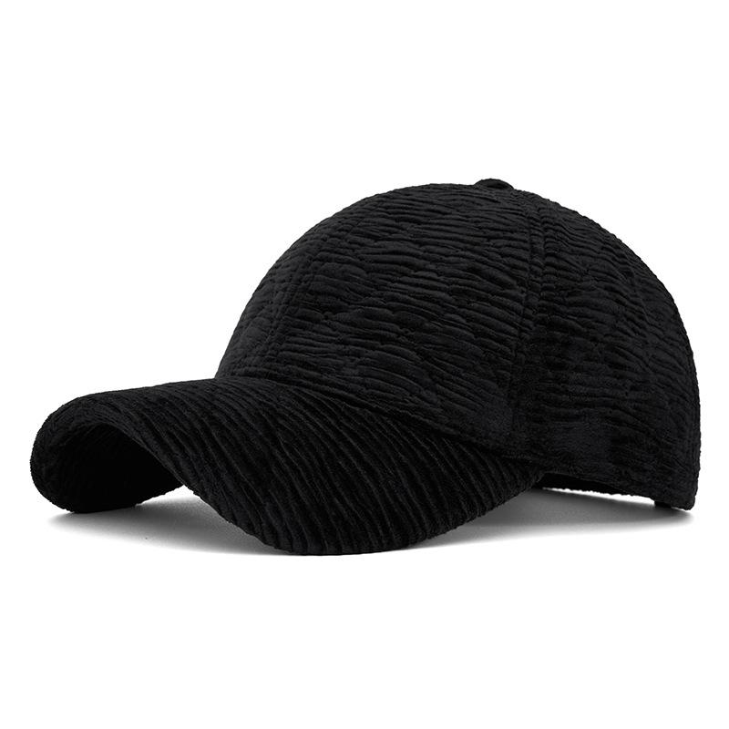 Autumn Winter Baseball Cap Women's Corduroy Cotton Warm Cap Sun Hat