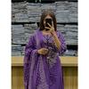 Women Bandhej Printed Kurta Pant Dupatta Set Indian Bollywood Ethnic Kurti Set