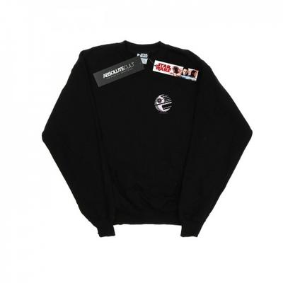 Erkek Ölüm Yıldızı Göğüs Baskılı Sweatshirt