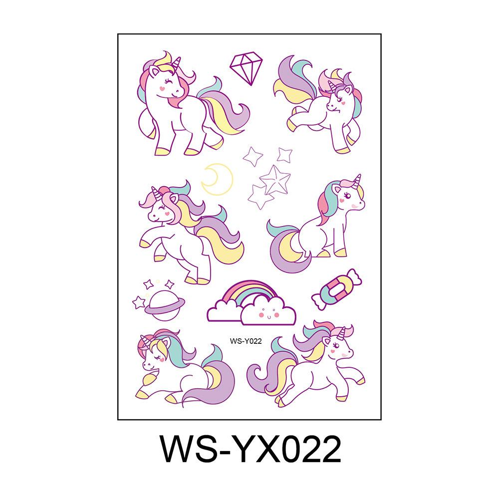 Cross Border Children's Cartoon Tattoo Stickers Space Dinosaur Boy Girl Cute Temporary Waterproof