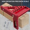 Woodworking Square Protractors, 45/90 Degree CarpenterSquare Aluminum Miter Woodworking Ruler, Triangles Ruler Scriber