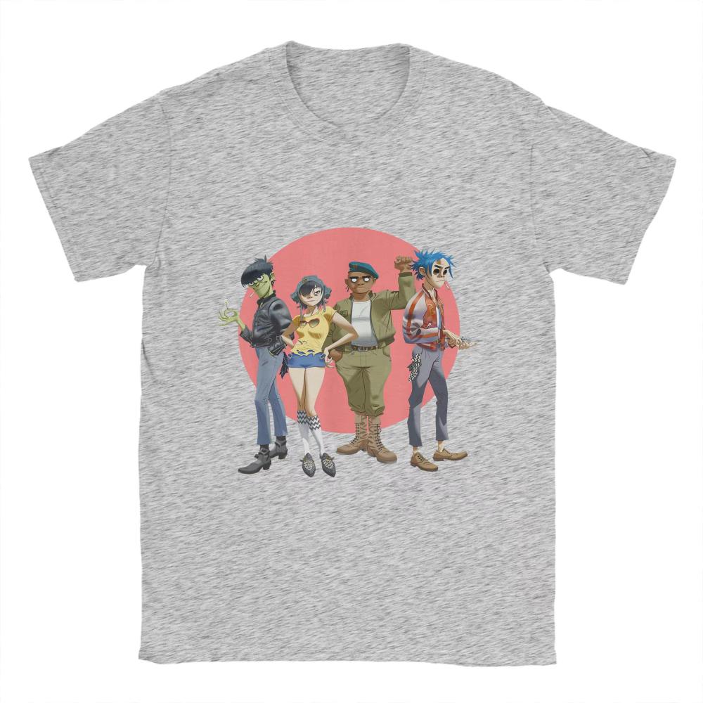 Gorillazs Cotton Printed T Shirt for Unisexs Summer Y2K Casual Women TShirts ONeck Hipster Tee Shirt Plus Size Pattern Clothes