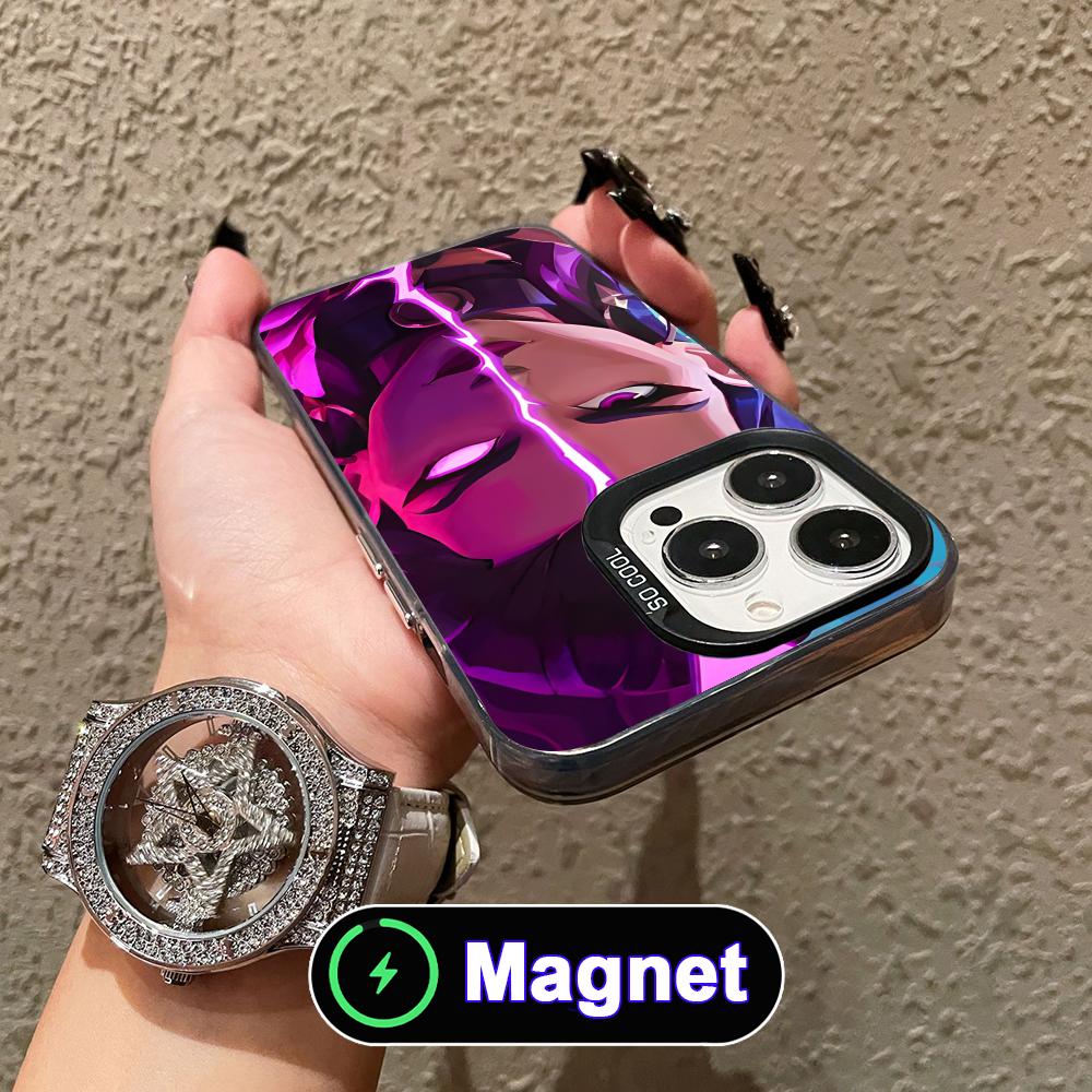 Valo Reyna Phone Case for iPhone 17 16 15 14 13 12 11 Air Pro Max Plus Colorful Silver MagSafe Cover