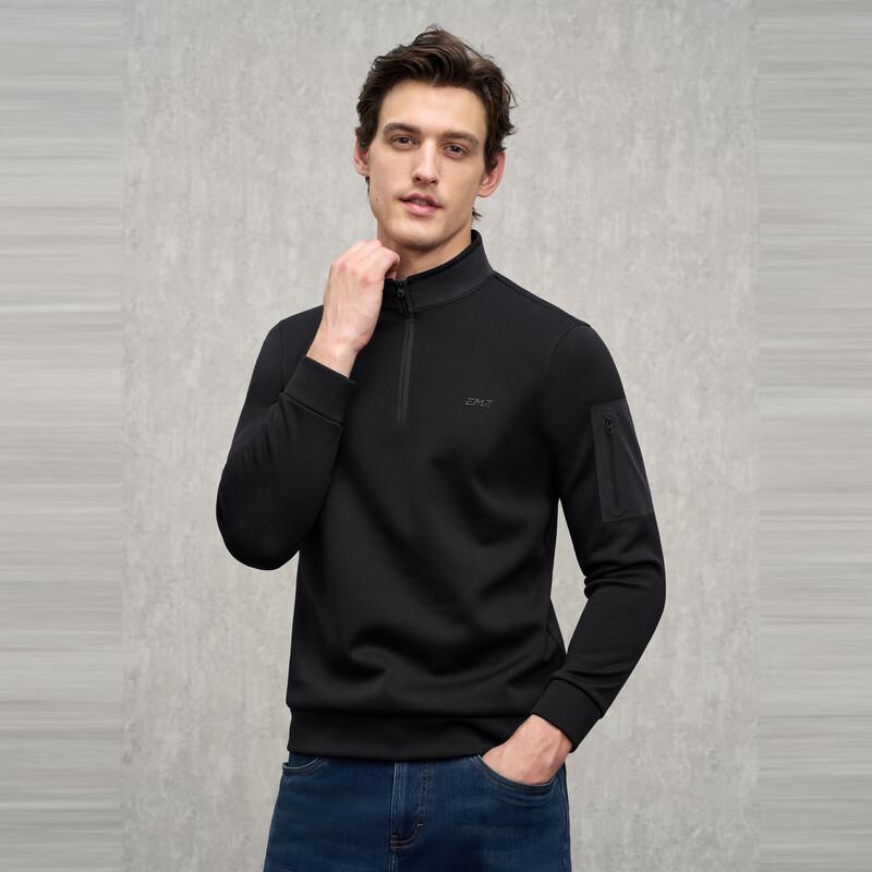 

EMZ Мужская осенне-зимняя флисовая термо-толстовка с длинным рукавом и воротником-стойкой 9D7500636 L