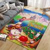 1pc Disney Beauty and the Beast Pattern Carpet Area Rug Non-slip Carpet Hand Washable Floor Mat Suitable For Living Room Bedroom Home Decor
