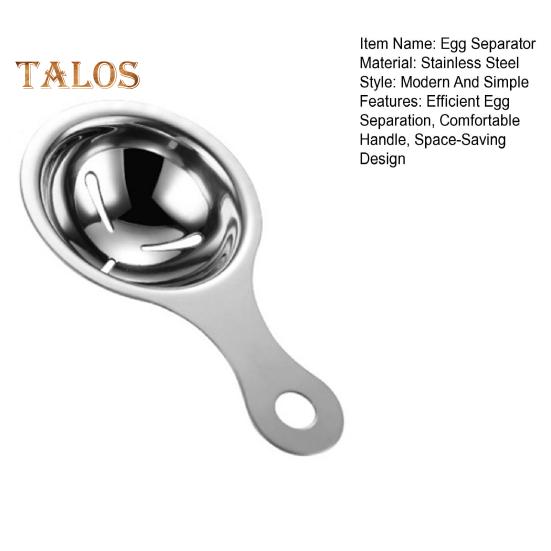 Stainless Steel Egg Separator Professional Egg White And Yolk Separator for Baking Cooking Food-Grade Precise Egg Separation Tool for Yolk White