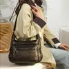 Borsa a tracolla da pendolare multi-tasche ad alta capacità in PU da donna, portatile