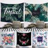 Modern Nordic Polyester Tapestry Tropical Plants Wall Hanging Decor Hot Bohemian Tapestry For Bedroom Dorm Living Room Wall Art