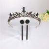 Baroque Retro Black Luxury Crown Bridal Tiara Wedding Dress Wedding Birthday Crown