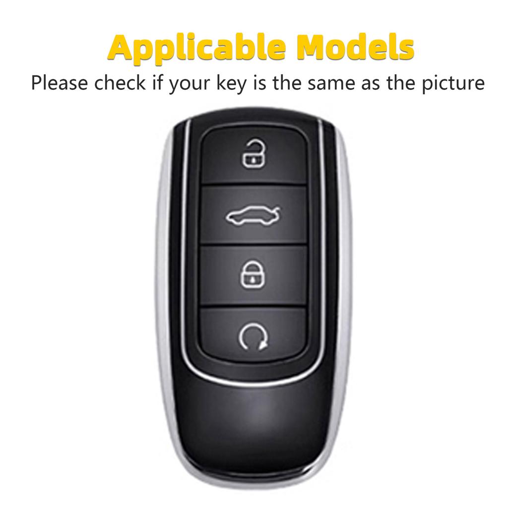 Car Key Cover Case Shell Protector Bag Keychain Keyring  For Chery Omoda C5 5 fx 7 Tiggo 8 PLUS 8 Pro 7 Pro 5 PLUCar Accessories