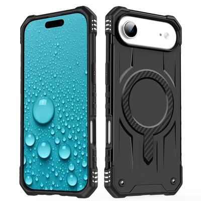 Wireless Charging Protective Black Case for Iphone 17 Air 16 Pro Max 16e 14 15 Plus Iphone17 Iphone16 Fall Protection Covers