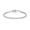 Brățară Tennis Unisex cu Moissanit: Argint Sterling S925 la modă de 2,0 mm pentru petreceri