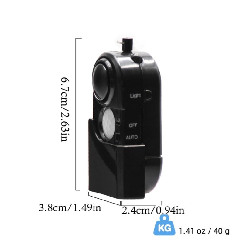 Heat Detection Alarm System 120dB Hearable Warning 15 Second Cycle Plastic Housing Portable Design Sensing