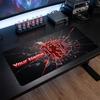 Tappetino per Mouse Grande Personalizzato Manchester United, Stampa Testo Nome Personalizzato, Tappetino da Scrivania Antiscivolo con Logo Calcio, Regalo per Gamer