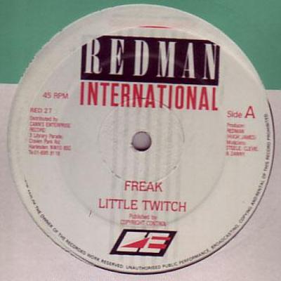 12inch Record LITTLE TWITCH - Freak / Version RED27 Redman 1990 UK Reggae, Ska & Dub