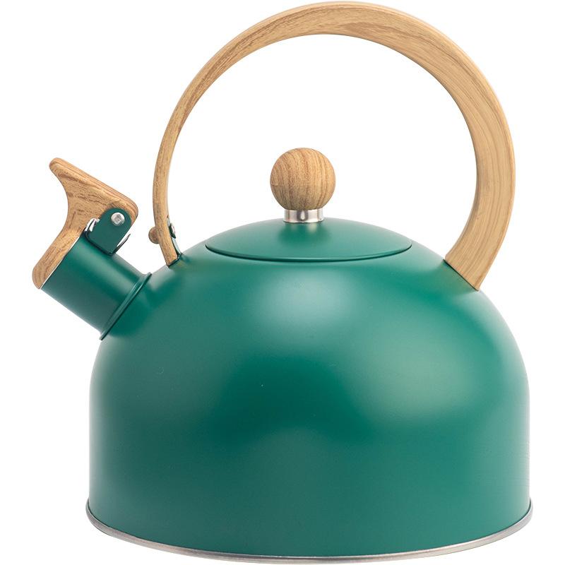 

Mingyin kettle tea coffee whistle pot 2.5L light luxury kitchen utensils whistle pot 2.5l green