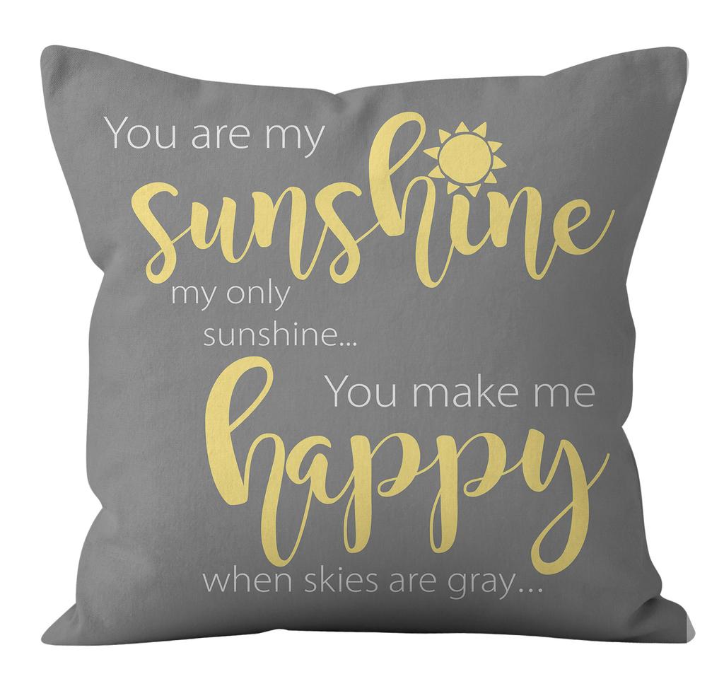 Fresh Daisy Letter Pillow Case Combination Home Sofa Pillow Cushion Cover