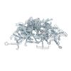 50Pcs Flat Jaw Pinchcocks Stainless Steel Strong Clamping Rustproof Latex Tube Clamps for Chemical S