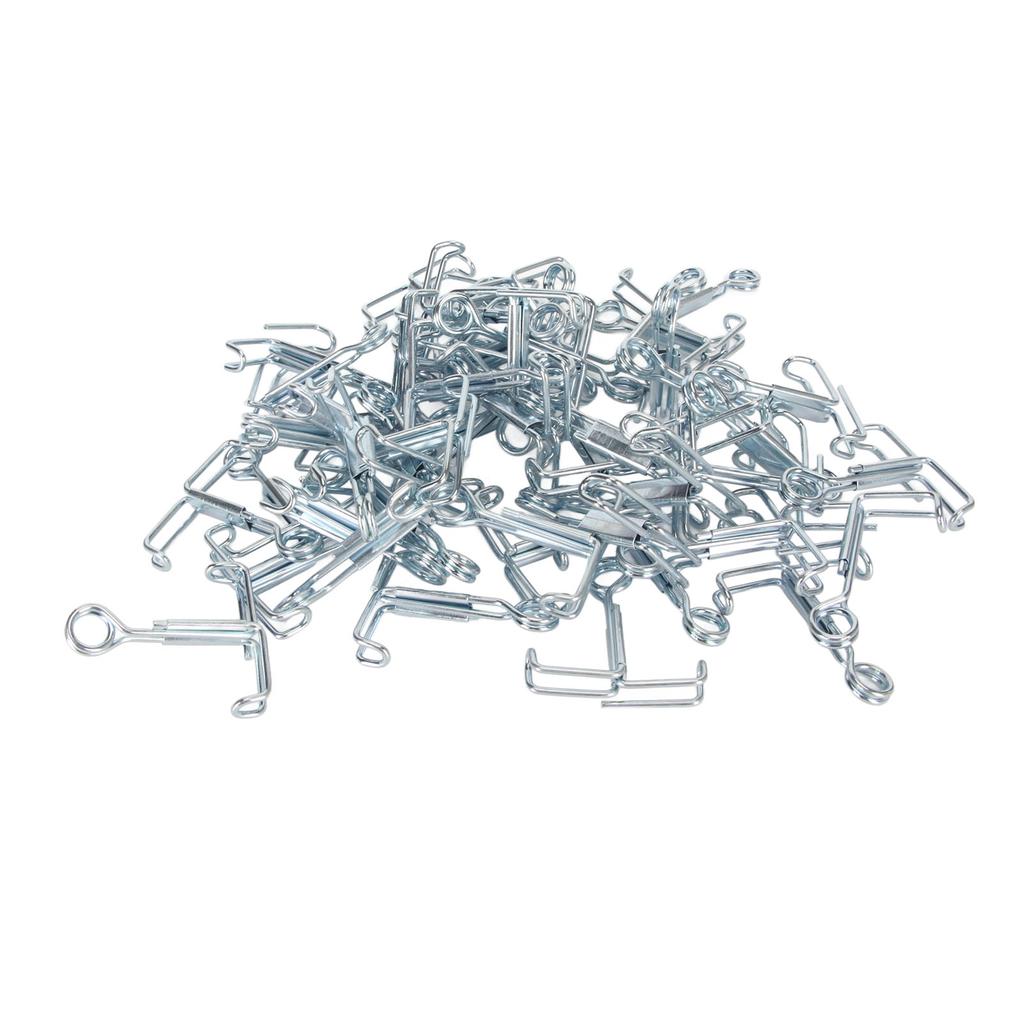 50Pcs Flat Jaw Pinchcocks Stainless Steel Strong Clamping Rustproof Latex Tube Clamps for Chemical S