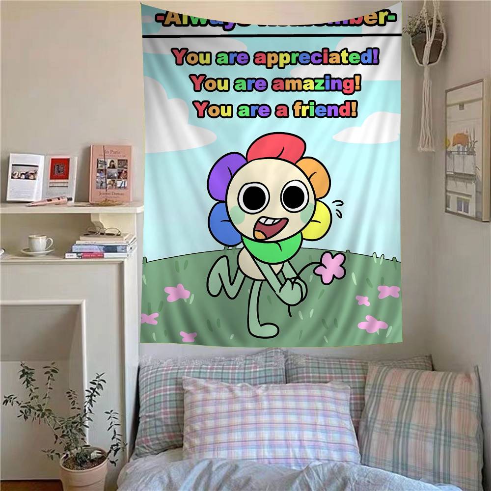 

Гра D-Dandys World Настінний гобелен DIY для вітальні, дому, гуртожитку, декор, настінне мистецтво 50x70 cm