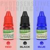5ml Red/Blue/Black Seal Stamp Printing Oil Refill Ink Photosensitive Inkpad Flash Refill Fast Drying Office School Make Seal