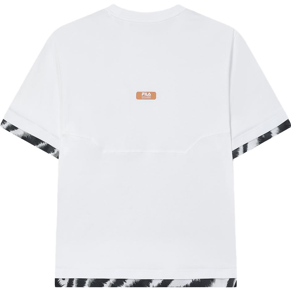 New FILA T Shirt Men's Standard White F11M339101F-WT