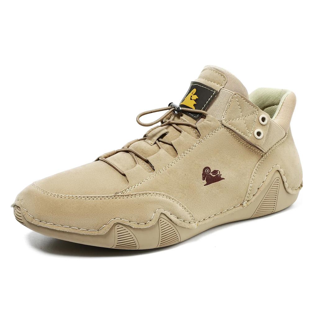 2025 New Leather Casual Shoes Sneakers for Men Outdoor Walking Loafers Shoes Comfortable Footwear Luxury Man Boots