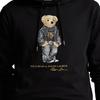 Polo Ralph Lauren FW24 25 Spring Summer, New Year Style, Bear Pattern Hooded Long Sleeved Fleece Lined Sweatshirt Men's MNPOKNI16821811