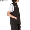 Training Wear Training Cross Vest Sweat Absorbent Quick Drying 32JCA135 Black XL [Mizuno]