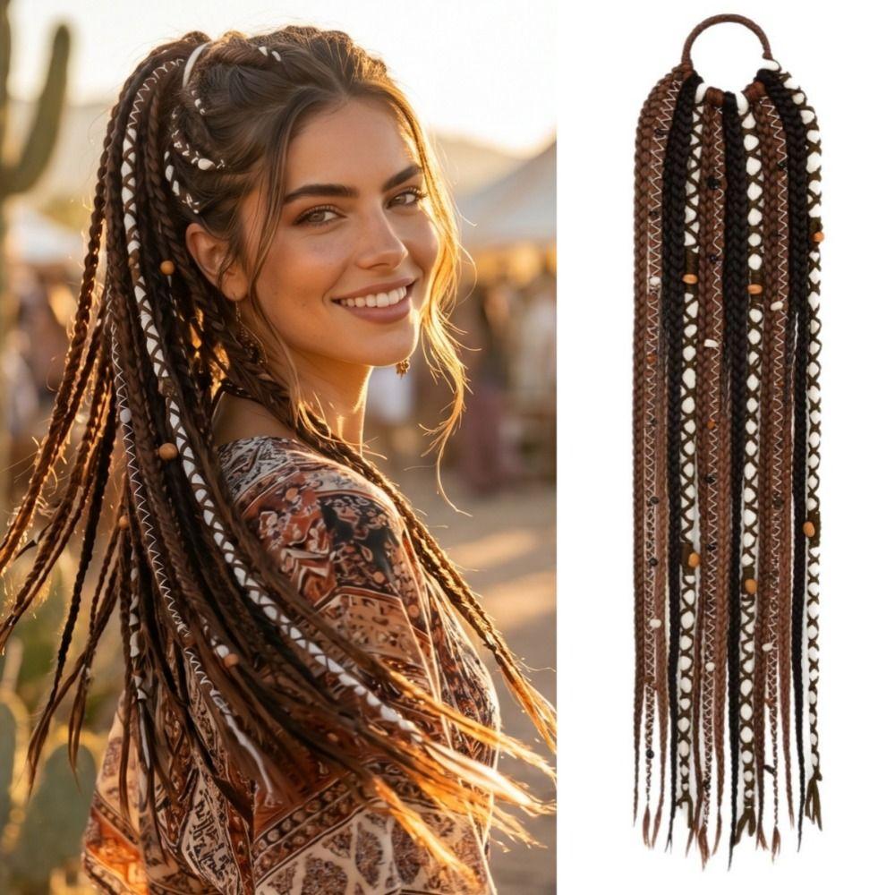 15Strands Handmade Dirty Braids 24Inch Boxing Hook Needle Hairband Party