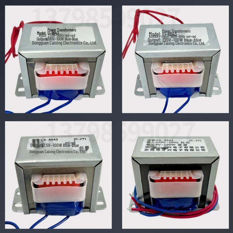 DB-100VA 100W Low-Frequency Isolation Transformer, 380V/220V to 110V/12V/24V/36V