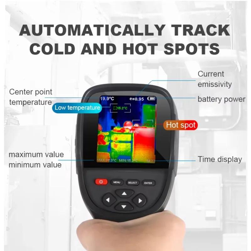 GW256 Thermal Imaging Camera for Water Pipe Leak and Power Electrical PCB Test 256*192 Handheld Thermal Imaging Cameras