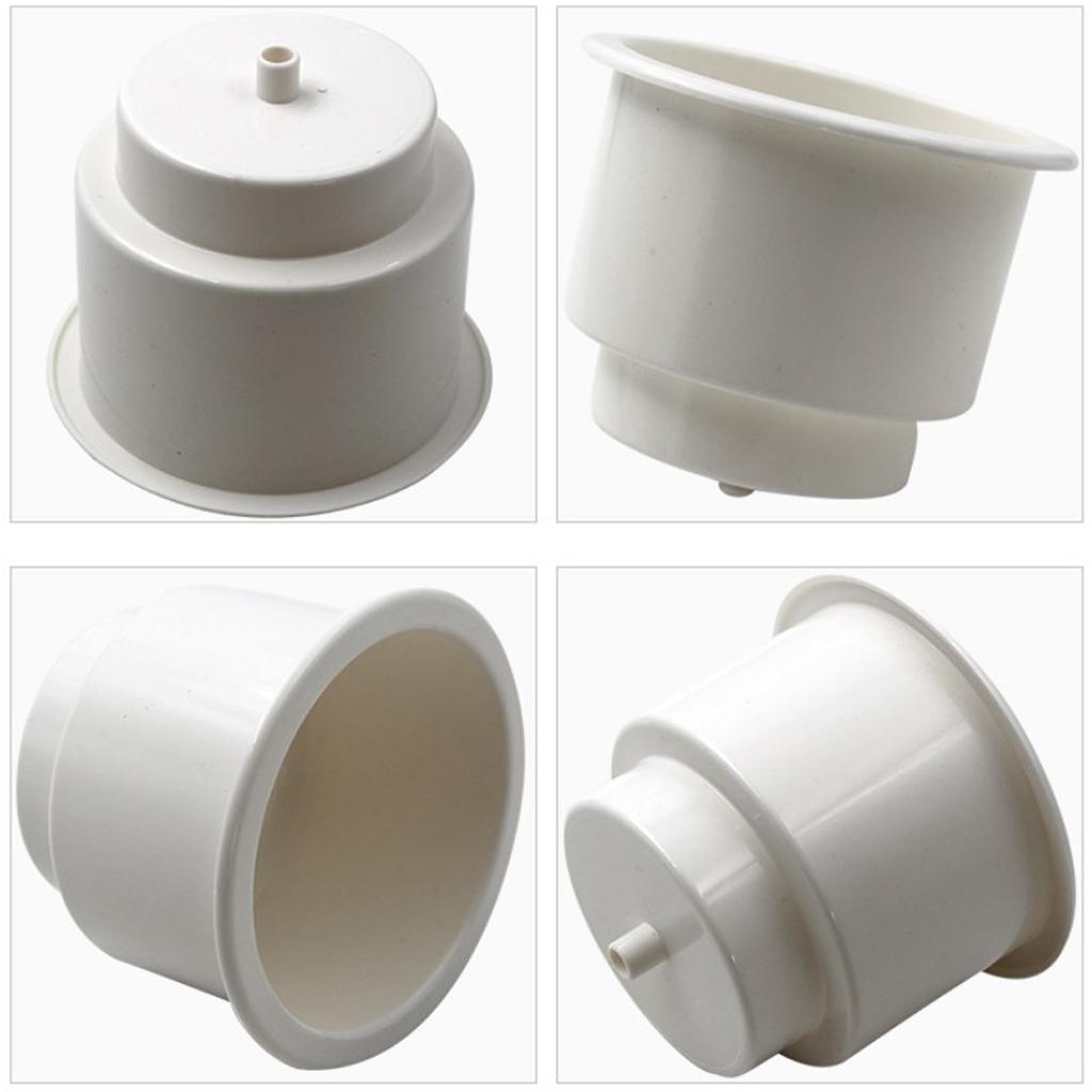 Marine RV Car Bottle Holder Plastic Cup Insert Drainer for Furniture Sofa Poker Table Accessories