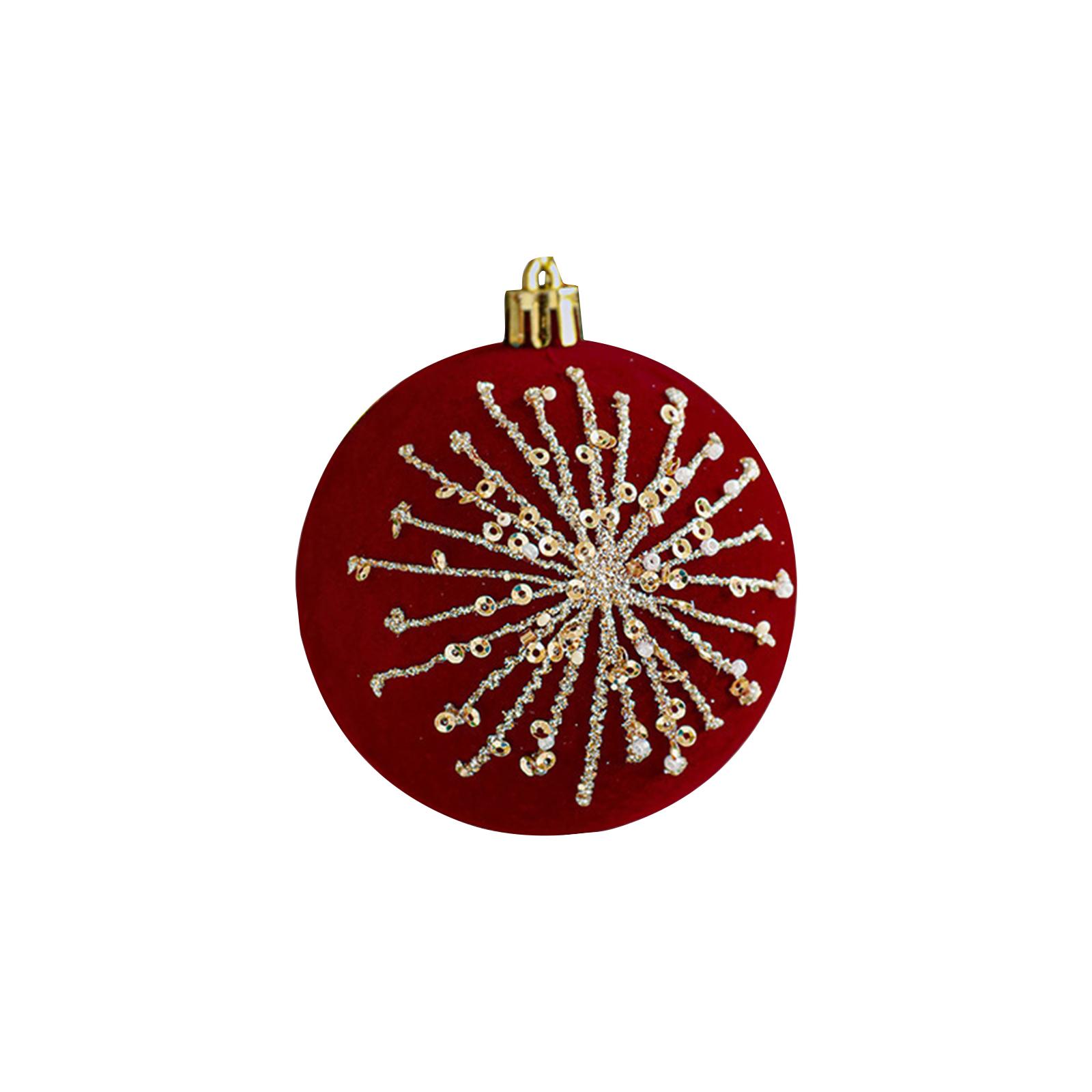 

Флокированные рождественские украшения, подходящие для праздничных сцен, семейных собраний и украшения рождественской елки для мероприятий One Size