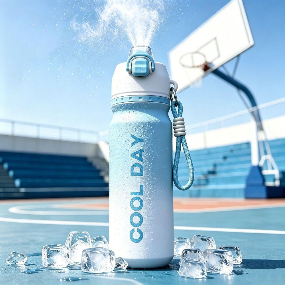 Leakproof Spray Insulated Cup 700M Vacuum Flask Reusable Insulated Water Bottle Gift